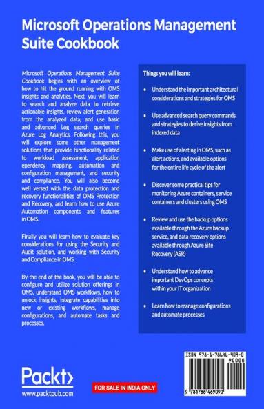 Microsoft Operations Management Suite Cookbook
