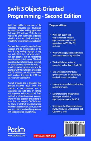 Swift 3 Object Oriented Programming