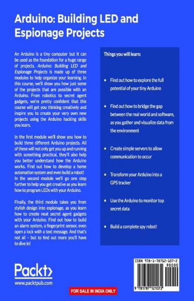 Arduino: Building LED and Espionage Projects