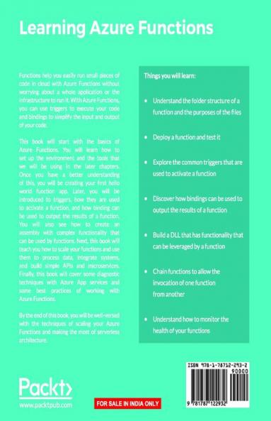 Learning Azure Functions