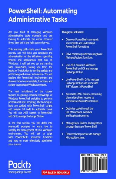 PowerShell: Automating Administrative Tasks