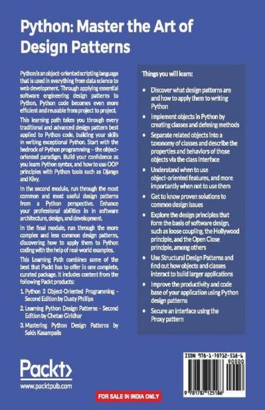 Python: Master the Art of Design Patterns