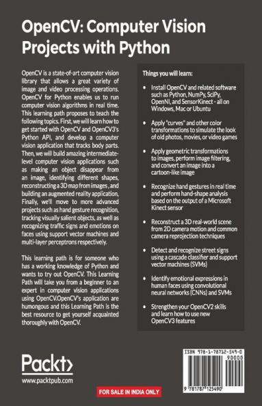 OpenCV: Computer Vision Projects with Python