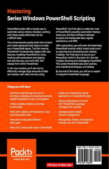 Mastering Windows PowerShell Scripting - Second Edition