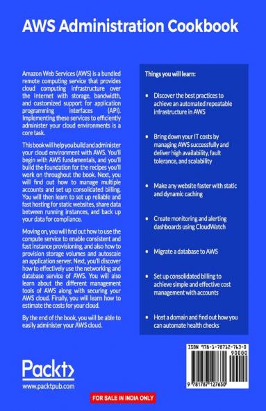 AWS Administration Cookbook