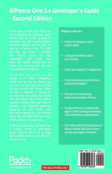 Alfresco One 5.x Developer's Guide-Second Edition
