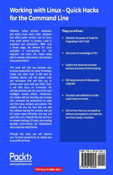 Working with Linux - Quick Hacks for the Command Line