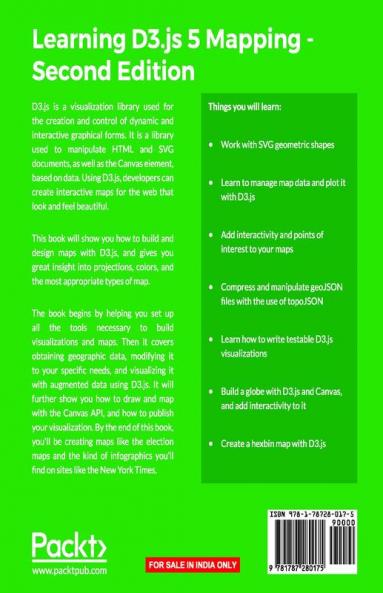 Learning D3.js 4 Mapping - Second Edition