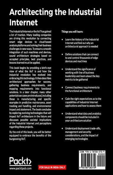 Architecting the Industrial Internet