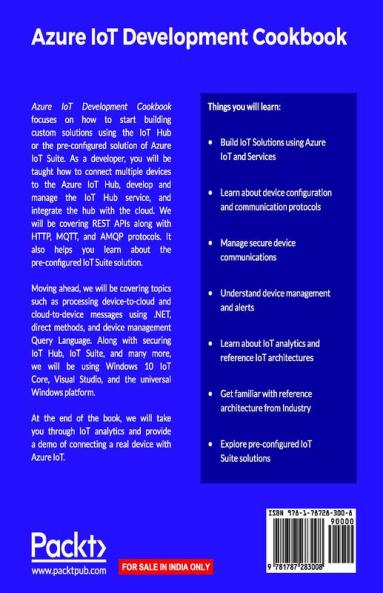 Azure IoT Development Cookbook