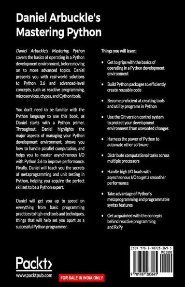 Daniel Arbuckle's Mastering Python