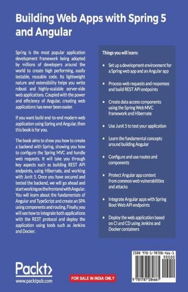 Building Web Apps with Spring 5 and Angular