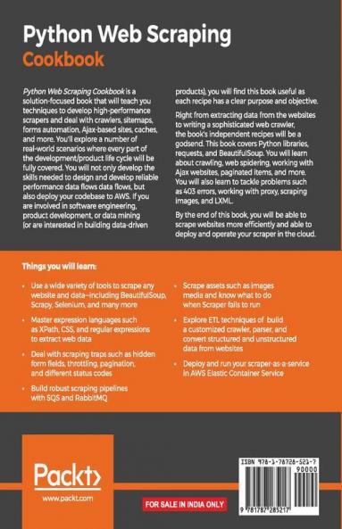 Python Web Scraping Cookbook