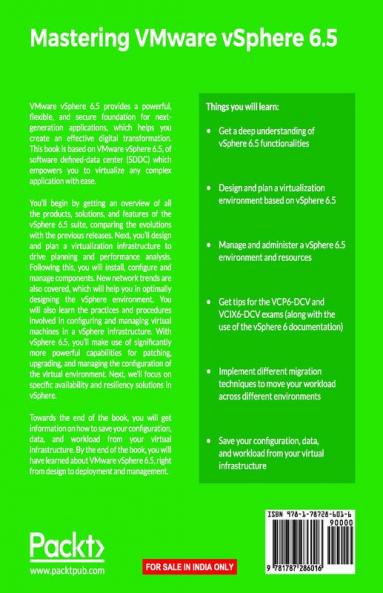Mastering VMware vSphere 6.5