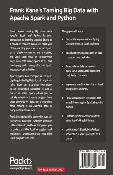 Frank Kane's Taming Big Data with Apache Spark and Python