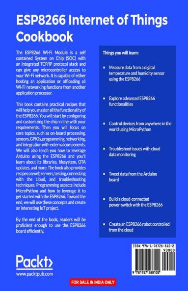 ESP8266 Internet of Things Cookbook