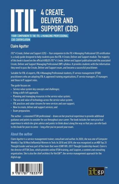 ITIL® 4 Create Deliver and Support (CDS)