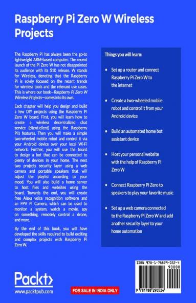 Raspberry Pi Zero W Wireless Projects