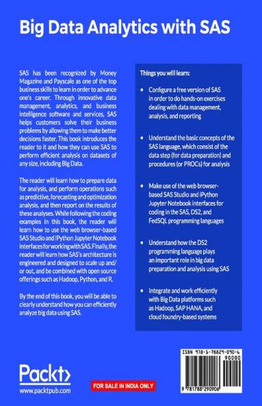 Big Data Analytics with SAS