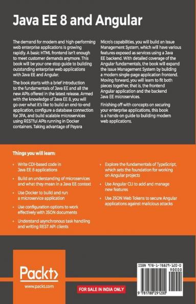 Java EE 8 and Angular