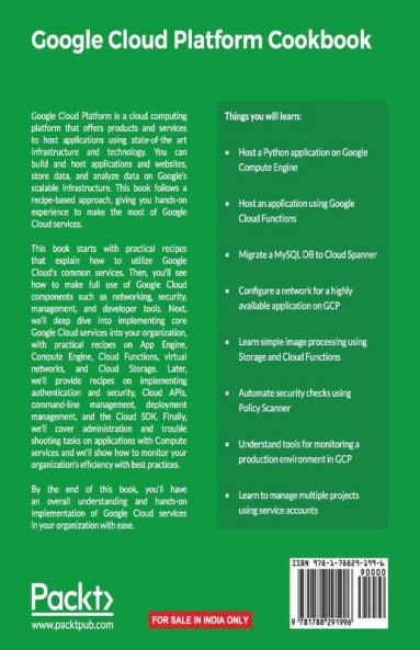 Google Cloud Platform Cookbook