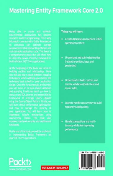 Mastering Entity Framework Core 2.0