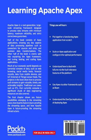 Learning Apache Apex