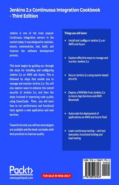 Jenkins Continuous Integration Cookbook