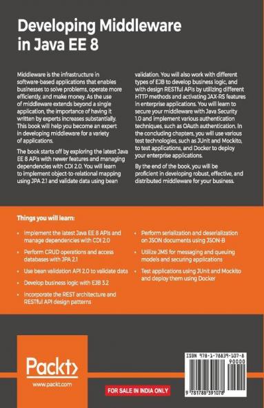 Developing Middleware in Java EE 8