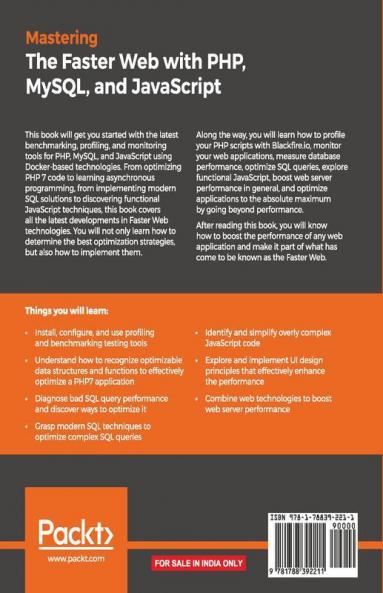 Mastering The Faster Web with PHP MySQL and JavaScript