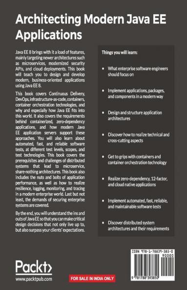 Architecting Modern Java EE Applications