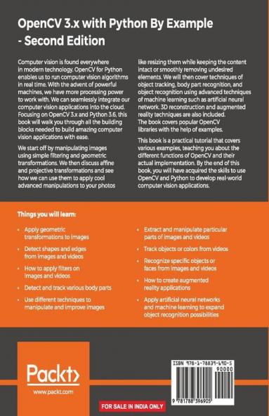 OpenCV 3.x with Python By Example - Second Edition