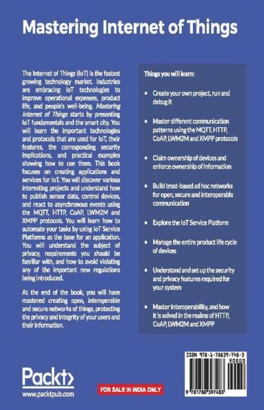 Mastering Internet of Things