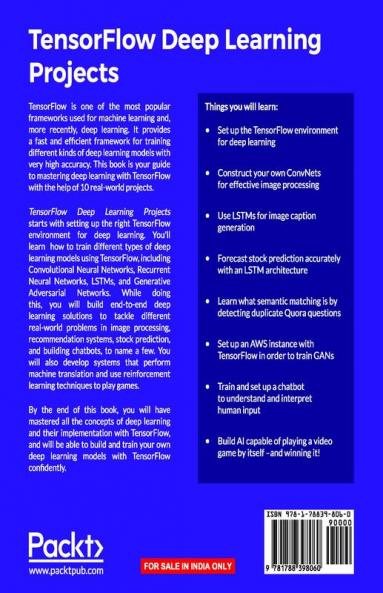 TensorFlow Deep Learning Projects