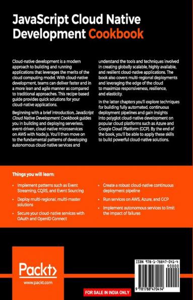 JavaScript Cloud Native Development Cookbook