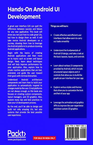 Hands-On Android UI Development