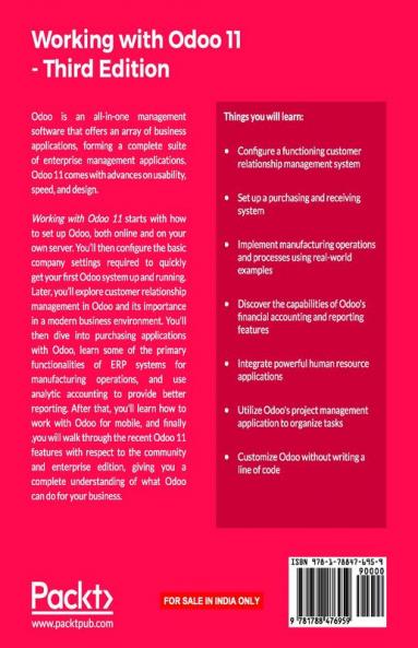 Working with Odoo 11 - Third Edition