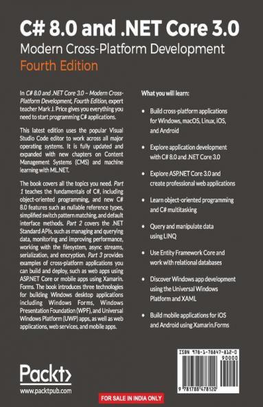C# 8.0 and .NET Core 3.0 - Modern Cross-Platform Development - Fourth Edition
