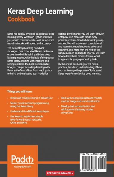 Keras Deep Learning Cookbook