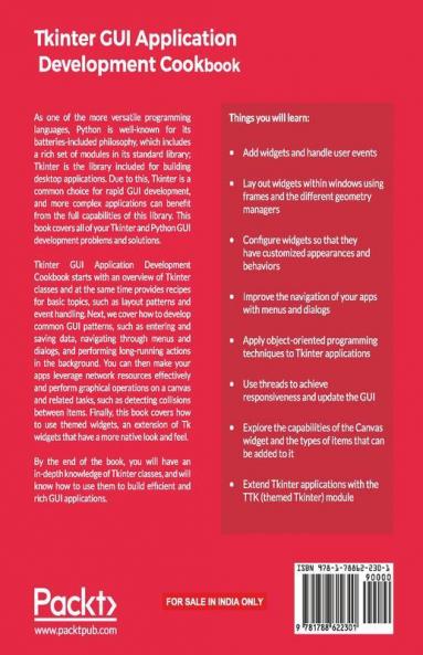 Tkinter GUI Application Development Cookbook