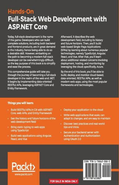 Hands-On Full-Stack Web Development with ASP.NET Core