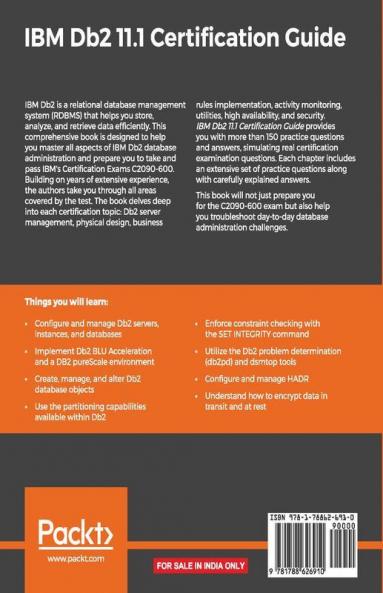 IBM Db2 11.1 Certification Guide