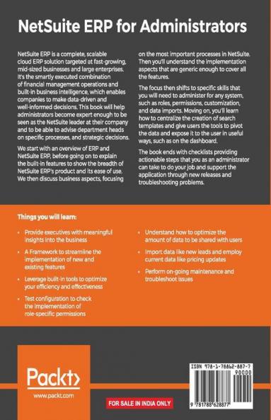 NetSuite ERP for Administrators