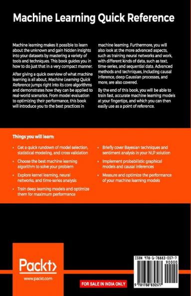 Machine Learning Quick Reference