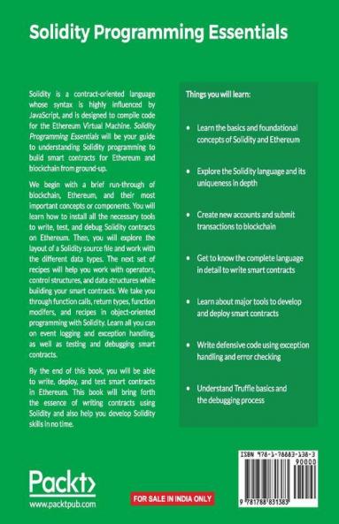 Solidity Programming Essentials