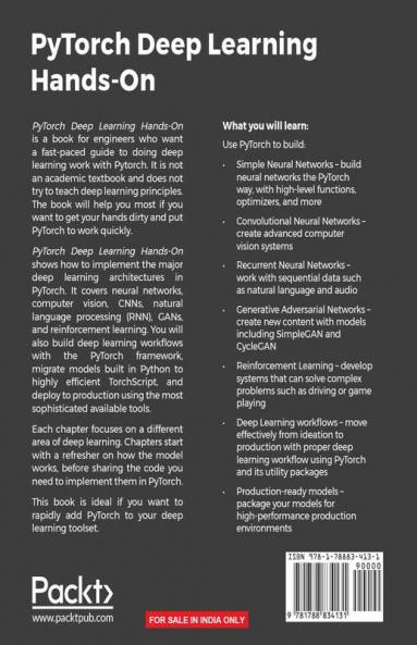 PyTorch Deep Learning Hands-On