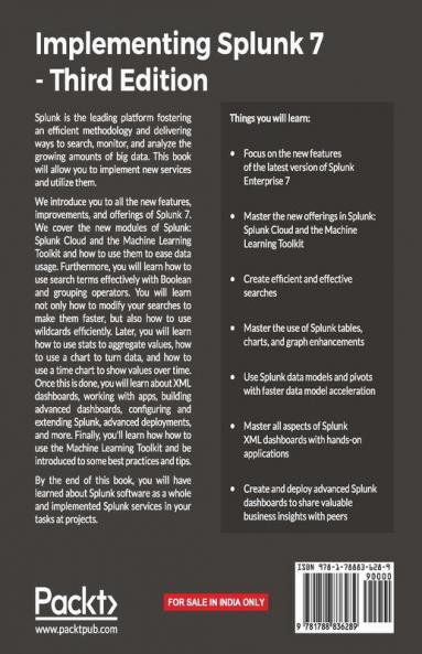 Implementing Splunk 7 - Third Edition