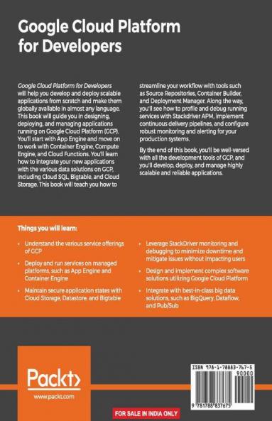 Google Cloud Platform for Developers