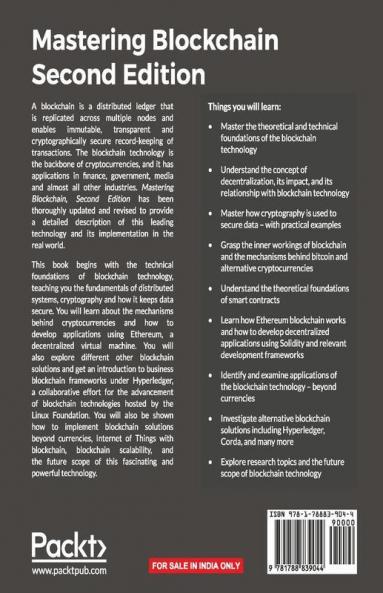 Mastering Blockchain - Second Edition