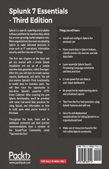 Splunk 7 Essentials - Third Edition